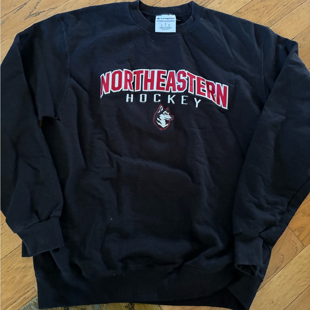 Champion Northeastern University Hockey sweatshirt